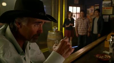 Hope you didn't come back here
sniffing around, - The Librarians