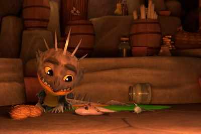 Hopefully my delicate stomach
can handle one of them. - Dragons: Rescue Riders