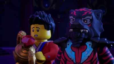 Hopefully you knocked him out.
Be much easier to drain-- - LEGO Ninjago: Dragons Rising