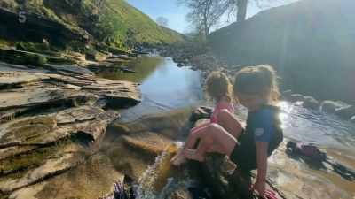 Hopefully, this will have tired them
out before bedtime. - Our Yorkshire Farm