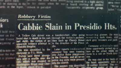 Horan: The Paul Stine
murder is totally different - Myth of the Zodiac Killer