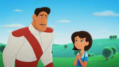 -[horn blows]
-[gasps] - Curious George: Royal Monkey