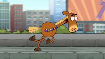 - [horn honking] - It's Pony