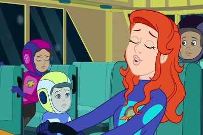 [horn honking] - The Magic School Bus Rides Again
