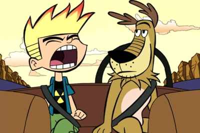 - (HORN HONKING)
- (SCREAMS) - Johnny Test
