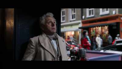 [horn sounding] - Good Omens