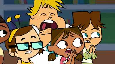 - (Horrified gasps)
- (Shrill scream) - Total DramaRama