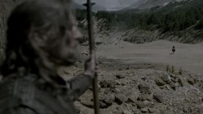 (Horse gallops, panting hard) - Vikings