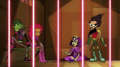 -[horse neighing]
-[engine revving] - Teen Titans Go!