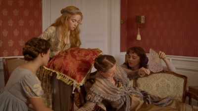 [horse neighing] - An American in Austen