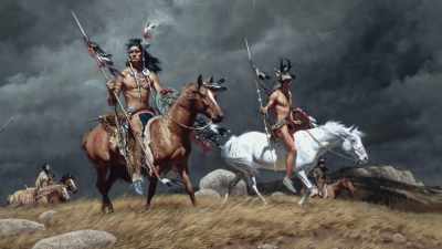 [Horse neighing] - The American Buffalo