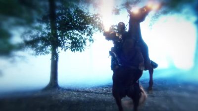 (horse neighs)
war. - Sleepy Hollow