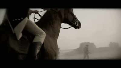 [ horse whinnies ] - Washington