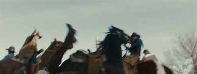 - [horse whinnying]
- [man cries out] - Old Henry
