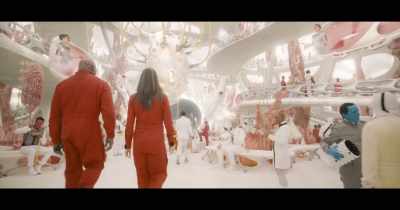 HOST: (ON SPEAKERS) Welcome
to OrgoCorp headquarters. - Guardians of the Galaxy Vol. 3