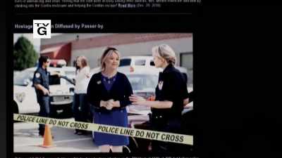 "hostage situation
defused by passerby." - Debbie Macomber's A Mrs. Miracle Christmas