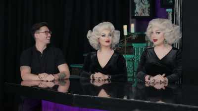 [hosts laughing] - The Boulet Brothers' Dragula: Titans