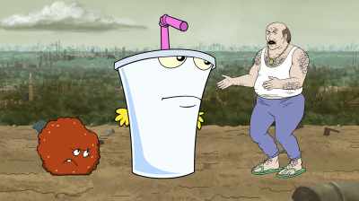 Hot dog, igloo... - Aqua Teen Forever: Plantasm