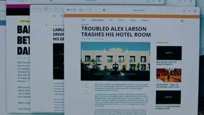 Hotel room trashed
in Santa Fe... - The Spencer Sisters