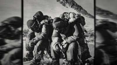 Hours later,
at the expedition's base camp, - Tales From The Explorers Club