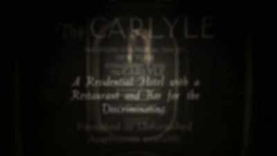 [Houston] The Carlyle
is groovy simply because - Always at The Carlyle