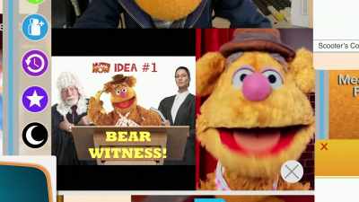 How about a game show
where people try to guess who a-- - Muppets Now