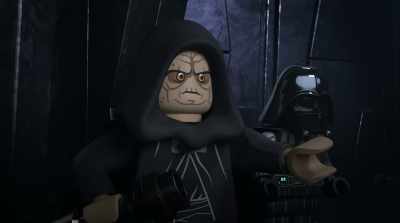 How about a mask, hmm?
You, uh, got a mask? - LEGO Star Wars Holiday Special