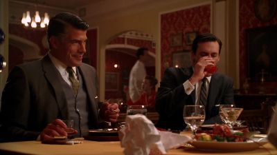 - How about a nightcap?
- Well, I don't know. - Mad Men