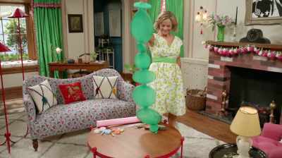 How about a panty-hose
room divider? - At Home with Amy Sedaris