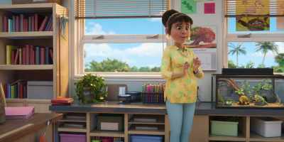 How about we continue with the class.
I'm gonna teach with Ms. Malkin today-- - Leo
