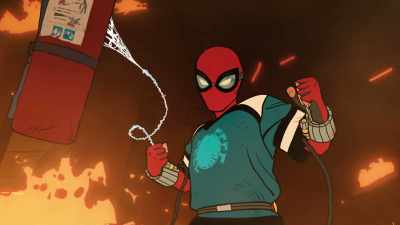 - How about you cool off?
- [Butane coughs] - Your Friendly Neighborhood Spider-Man