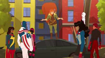 How about we deck ourselves out - Marvel Rising: Battle of the Bands