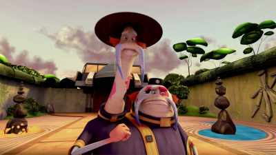 How about you finish up here, dear? - Monster Island