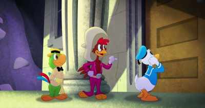 How about if we make like a bad joke
and knock, knock? - Legend of the Three Caballeros