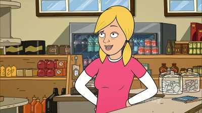 How about,
instead of a boxing ring, - Corner Gas Animated