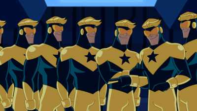 How about, "Now, that's what
I call a Game of Drones." - Justice League Action
