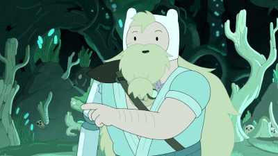 How about you? Are
your bad feelings gone? - Adventure Time: Fionna & Cake