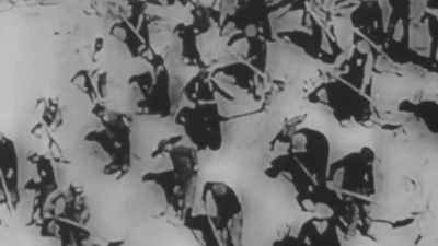 How they achieved that was
by in bringing forced labor. - Secret Nazi Ruins