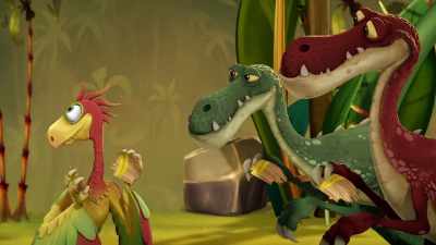 -How am I doing, Tiny?
-Absolutely great! - Gigantosaurus