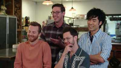 - How am I supposed
to go about that?
- [all chuckling] - No Recipe Road Trip With the Try Guys