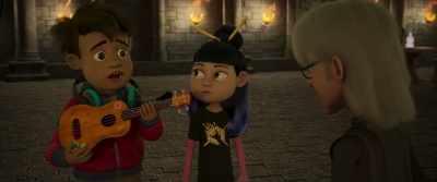 How are we going to turn
them into a musical army NOW?! - My Freaky Family