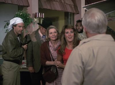How are you two?
Fine. My father? - The A-Team