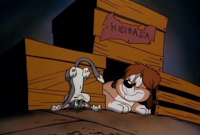 How 'bout a little support,
huh, Runt? - Animaniacs