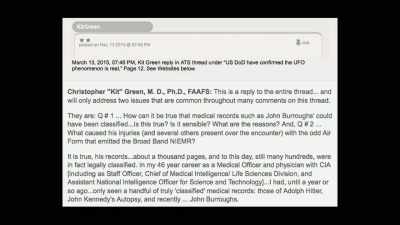 How can it be true that medical
records such as John Burroughs' - Truth Hunter
