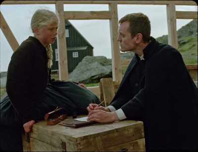 How... can he hear him? - Godland