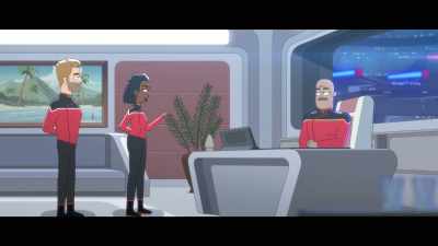 - How can we help?
- We've received a bizarre message - Star Trek: Lower Decks