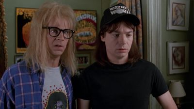How can you sleep like that - Wayne's World 2