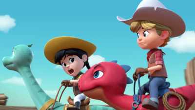 How can we stop Angus without Ma and Pa? - Dino Ranch