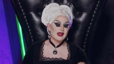 How come Abhora wore
stacked heels again, - The Boulet Brothers' Dragula: Titans