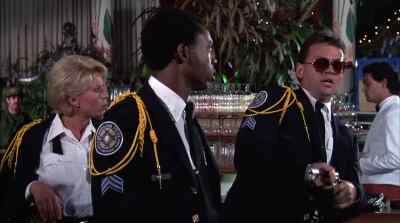 How come I got the part with the steps? - Police Academy 5: Assignment: Miami Beach